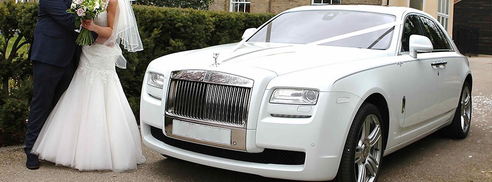 Rolls Royce Ghost Wedding Car Hire in London  Luxury Bridal Car